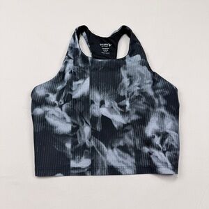 Old Navy Black and White Active Sports Crop Tank